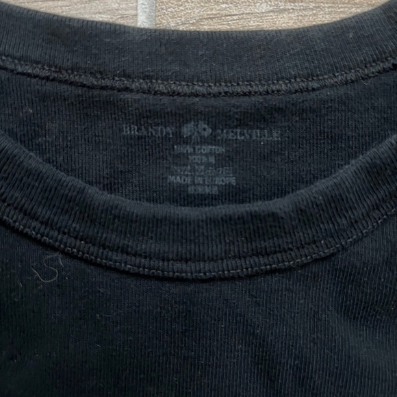 Brandy Melville Black Short Sleeve Graphic Tee - Picture 3 of 3